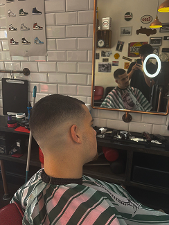 Skin Fade Haircut done by Guto Rhys